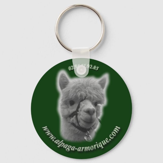 Porte-clés Tofou l'alpaga (Recto)