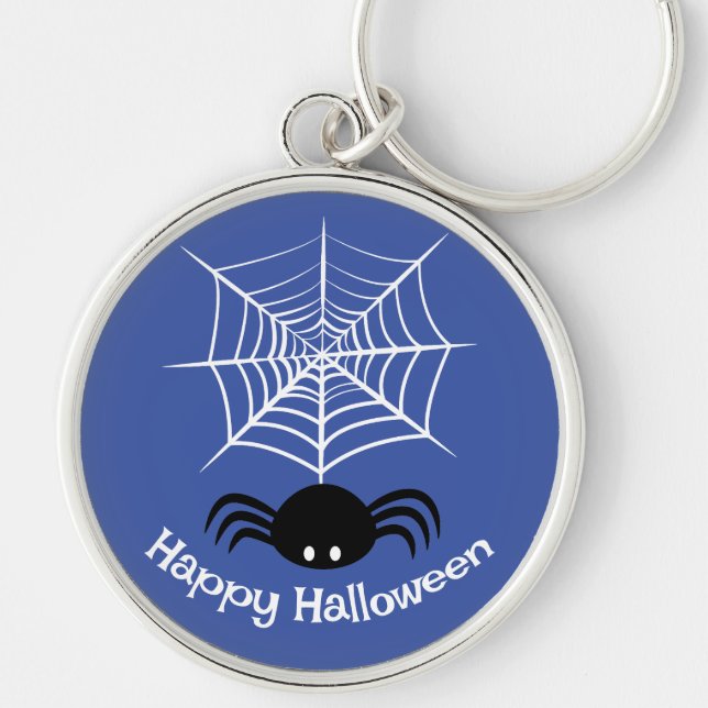 Porte-clés Toile d'araignée Halloween  (Devant)
