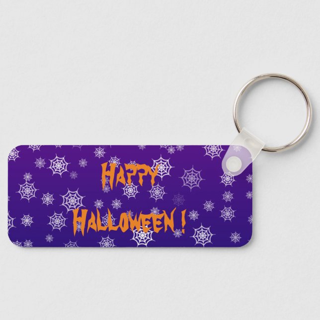 Porte-clés Toile d'araignée Halloween (Recto)