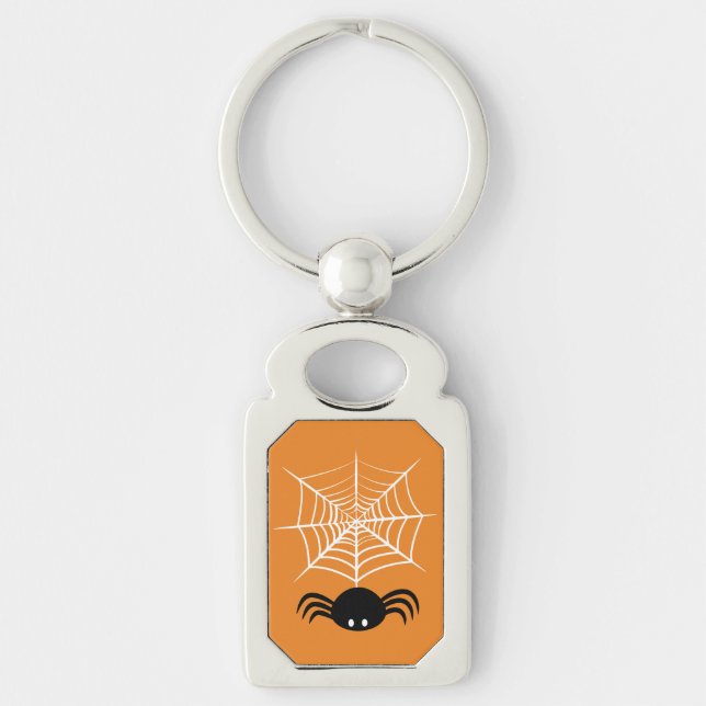 Porte-clés Toile d'araignée Halloween  (Devant)