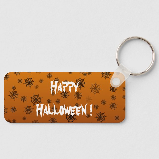 Porte-clés Toile d'araignée Halloween (Recto)