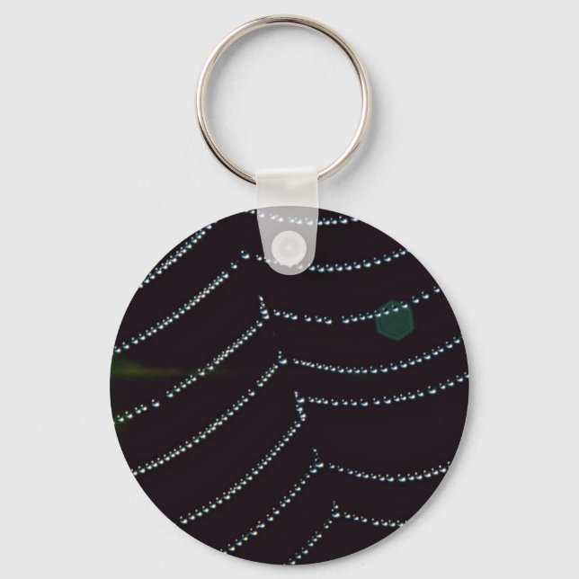 Porte-clés Toile d'araignée recouverte de ruminants (Recto)