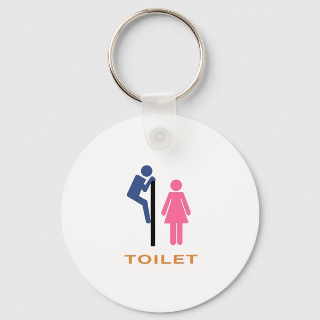 Porte-clés Toilettes (Recto)