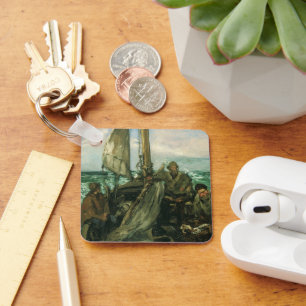 Porte-clés Toilettes de la mer par Edouard Manet, Art Vintage