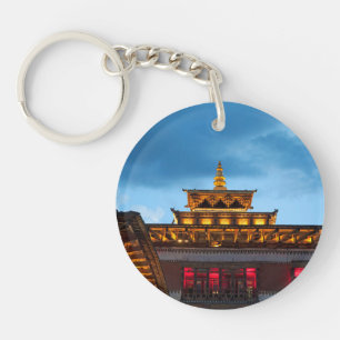 Porte-clés Toit Dzong bouddhiste