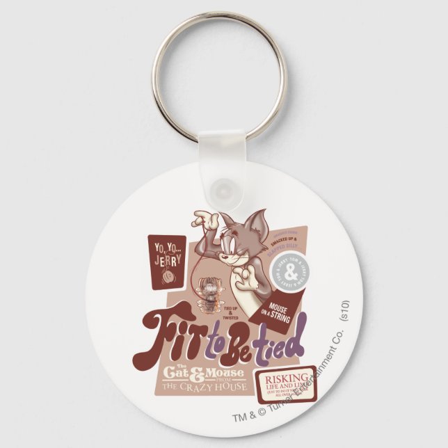 Porte-clés Tom et Jerry Fit To Be Lied (Recto)