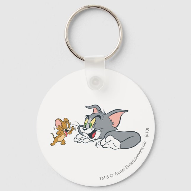 Porte-clés Tom et Jerry font des visages (Recto)