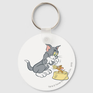 Porte-clés Tom et Jerry nourrissent le chat