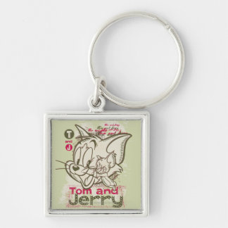 Porte-clés Tom et Jerry Pink et Green