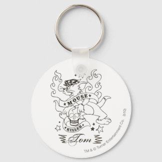 Porte-clés Tom Souris Tueur Tatouage 1