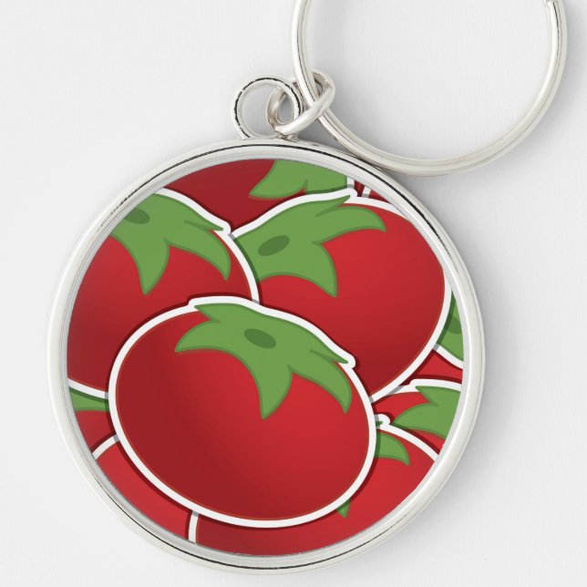 Porte-clés Tomate funky (Devant)