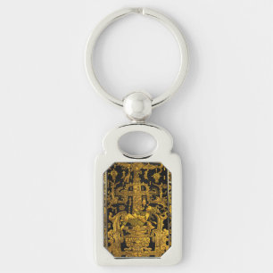 Porte-clés Tombeau de Pakal - Astronaut Palenque d'or