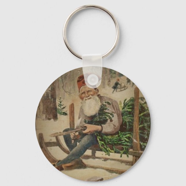 Porte-clés Tomte ajuste l'arbre (Recto)