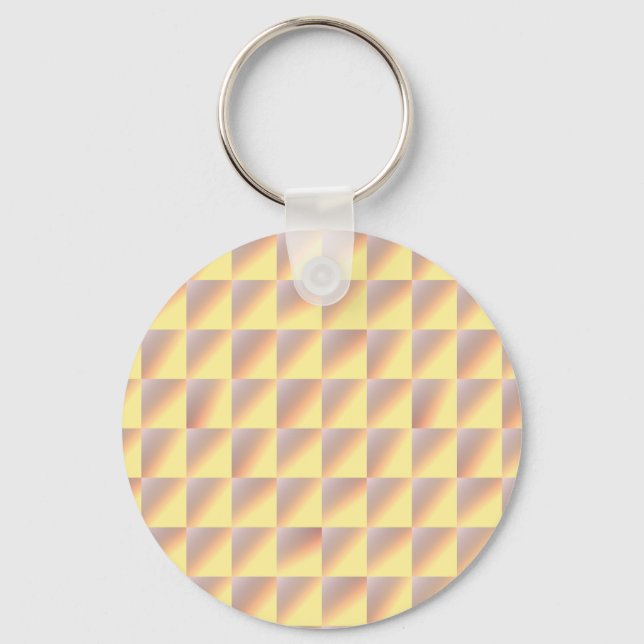 Porte-clés Tone-on-tone Squares. (Recto)