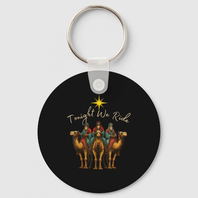 Porte-clés Tonight We Ride Three Wise Men Christmas Nativity  (Recto)