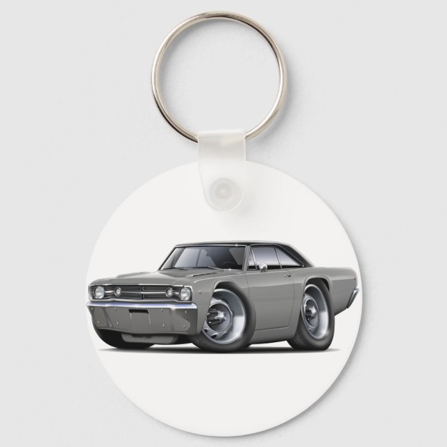 Porte-clés Top Car Gris-Noir 1968 (Recto)