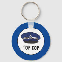 Top Cop. Policier ou gendarme. Bague clé