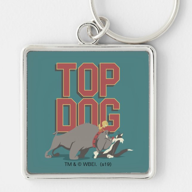 Porte-clés "Top Dog" Spike Garder TWEETY™ De SYLVESTER™ (Devant)