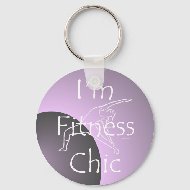 Porte-clés TOP Fitness Chic (Recto)