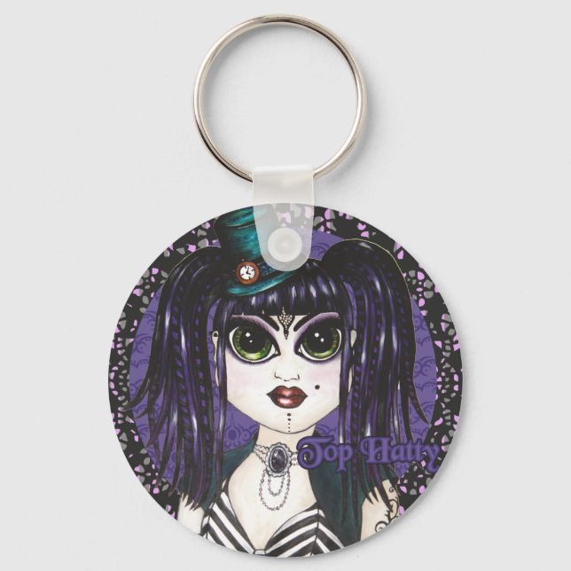 Porte-clés Top Hatty Dark Fusion Bellydance Key Ring Chain (Recto)