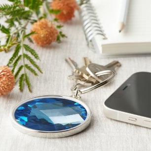Porte-clés Topaz bleu 2