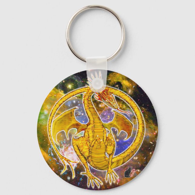 Porte-clés Topaz Cosmic Dragon  (Recto)