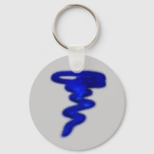 Porte-clés Tornade bleue