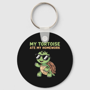 Porte-clés Tortue a mangé les devoirs - École disant Tortue
