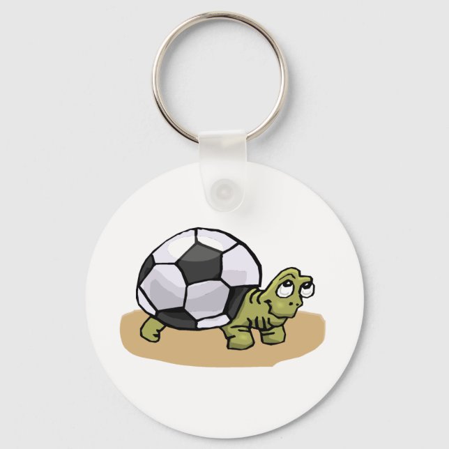 Porte-clés Tortue de football (Recto)