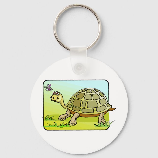 Porte-clés Tortue de garde (Recto)