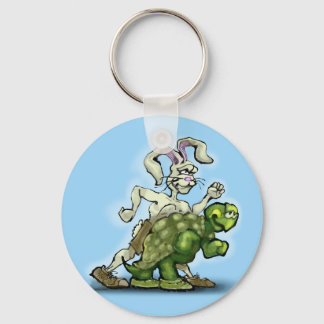 Porte-clés Tortue et lièvre