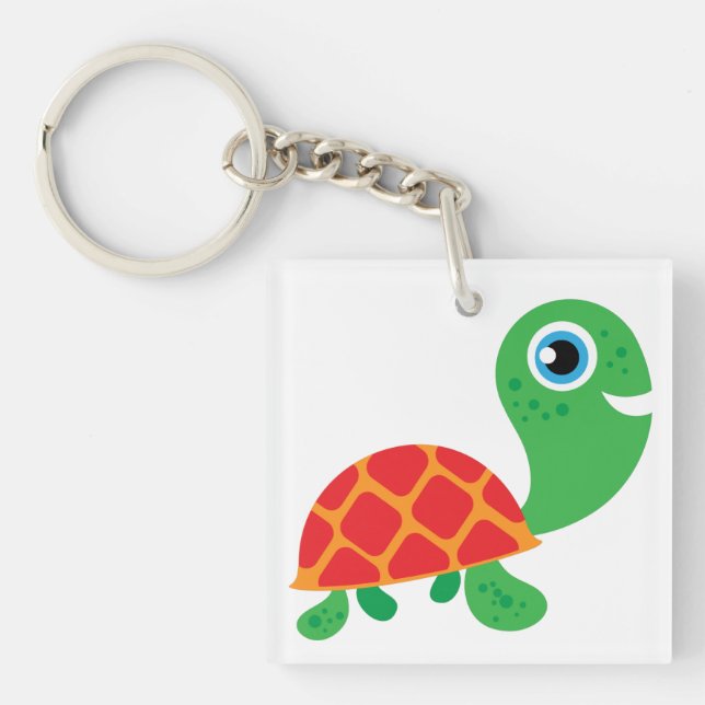 Porte-clés Tortue impressionnante (Devant)