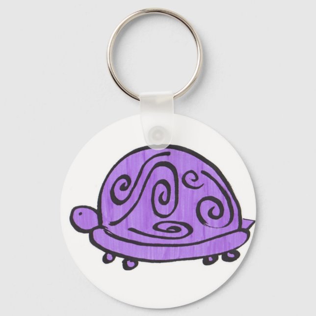Porte-clés Tortue pourpre (Recto)