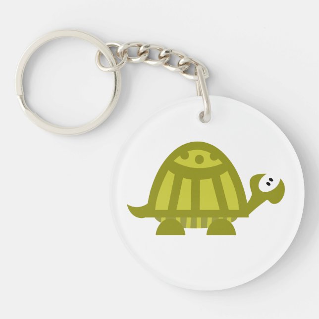 Porte-clés Tortue verte (Devant)