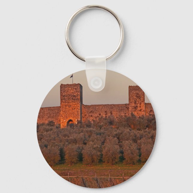 Porte-clés Toscane - Monteriggioni (Recto)