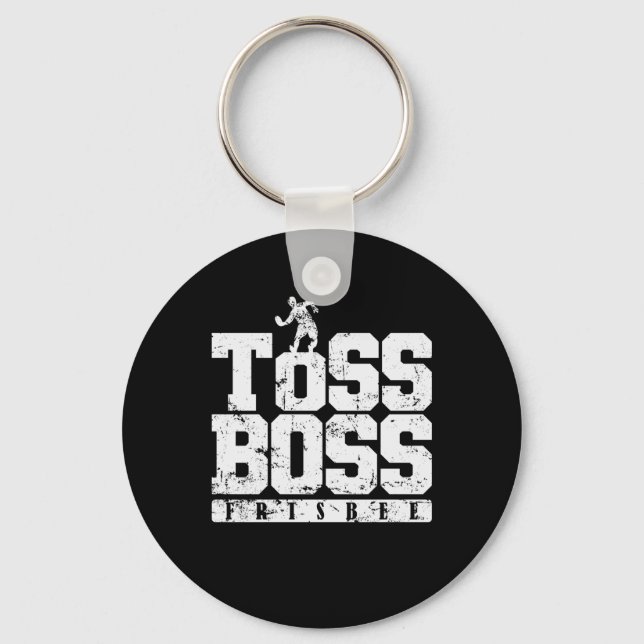 Porte-clés Toss Boss Frisbee Sport am Strand (Recto)
