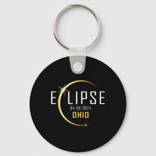 Porte-clés Total Éclipse Solaire 2024 Ohio Amérique Printemps