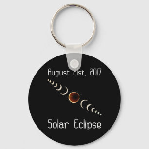 Porte-clés Total Éclipse solaire 21 août 2017 Porte - clé