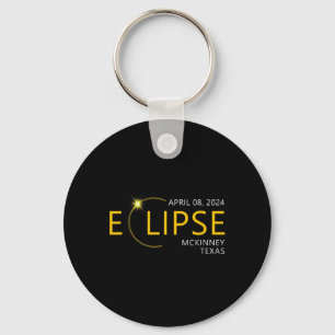 Porte-clés Total Solaire Eclipse Apirl 08 2024 Mckinney Texas