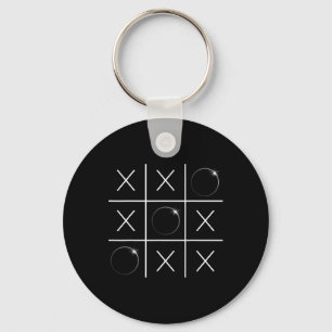 Porte-clés Total Solaire Eclipse Tic Tac Toe 04 08 2024 Garço