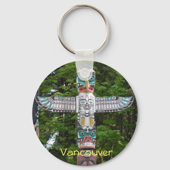Porte-clés Totem Poles - Stanley Park, Vancouver (Recto)