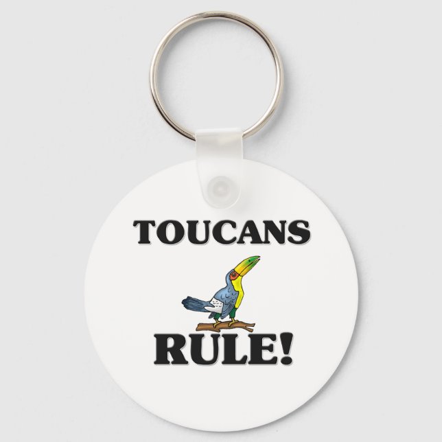 Porte-clés TOUCANS Règle ! (Recto)