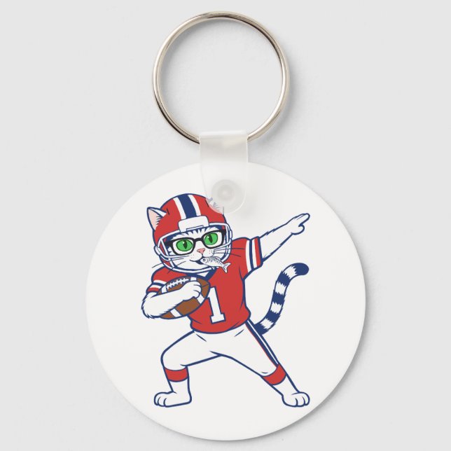 Porte-clés Touchdown Chat  (Recto)