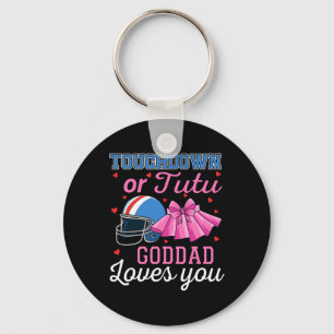 Porte-clés Touchdown ou tutu Goddad t'aime Foot Ba