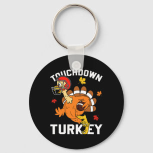 Porte-clés Touchdown Turquie Automne Automne Y'all Thanksgivi