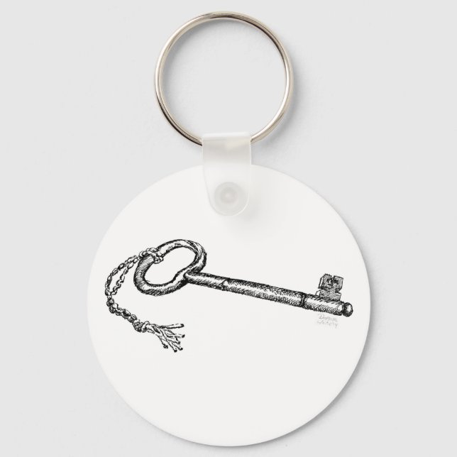 Porte-clés Touche antique (Recto)