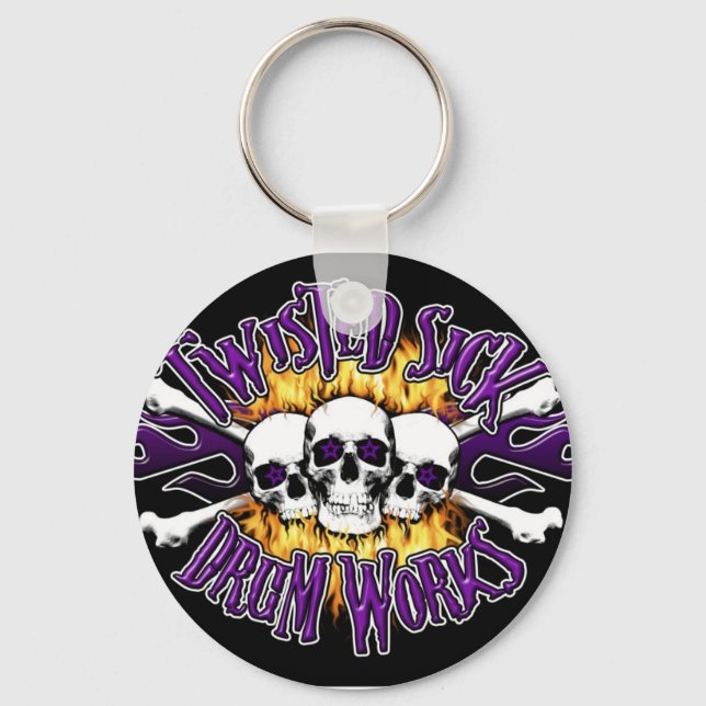 PORTE-CLÉS TOUCHE MALADE SOUHAITÉE (Recto)