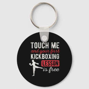 Porte-clés Touchez-moi et votre premier cours de kickboxing e