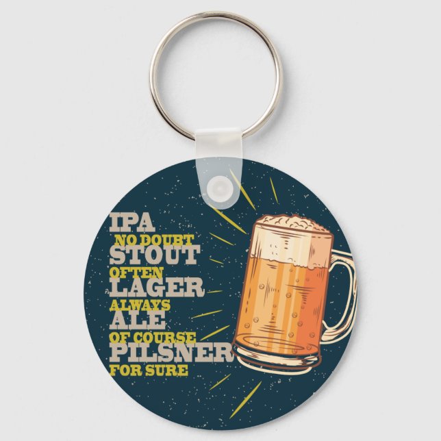 Porte-clés Toujours bière (Recto)