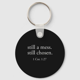 Porte-clés Toujours choisi Verset biblique minimaliste Foi ch
